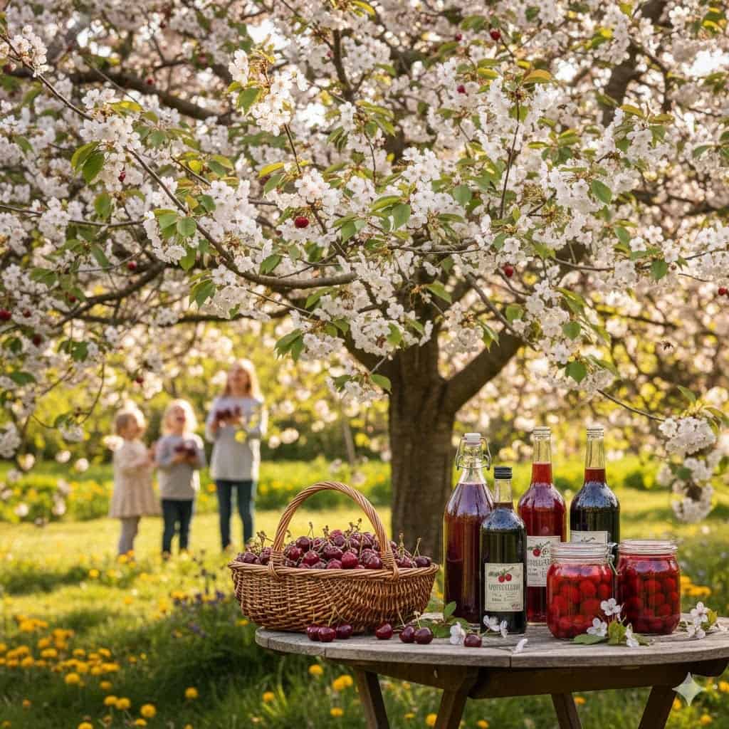 kirsebærtræ i haven